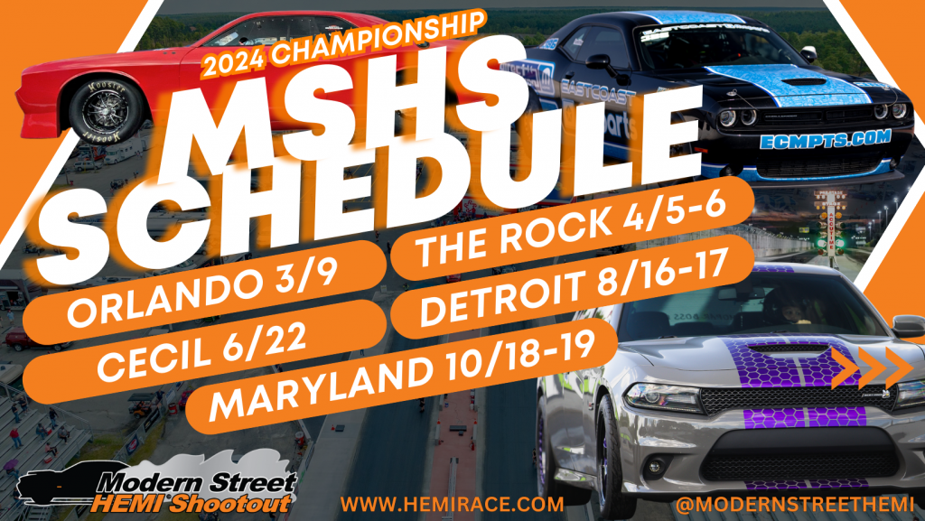 2024 Modern Street HEMI Shootout Schedule Modern Street HEMI Shootout